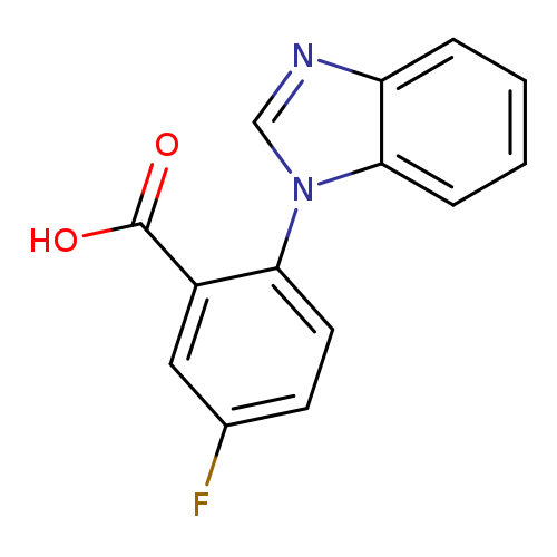 2-(1H-1,3-benzodiazol-1-yl)-5-fluorobenzoic acid