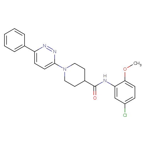 N-(5-chloro-2-methoxyphenyl)-1-(6-phenylpyridazin-3-yl)piperidine-4-carboxamide