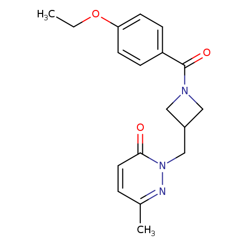 2-{[1-(4-ethoxybenzoyl)azetidin-3-yl]methyl}-6-methyl-2,3-dihydropyridazin-3-one