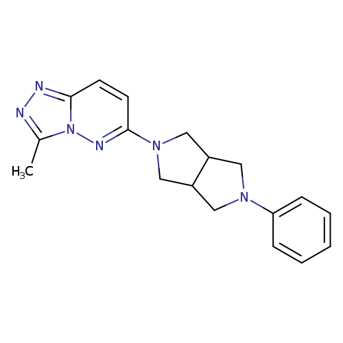 2-{3-methyl-[1,2,4]triazolo[4,3-b]pyridazin-6-yl}-5-phenyl-octahydropyrrolo[3,4-c]pyrrole