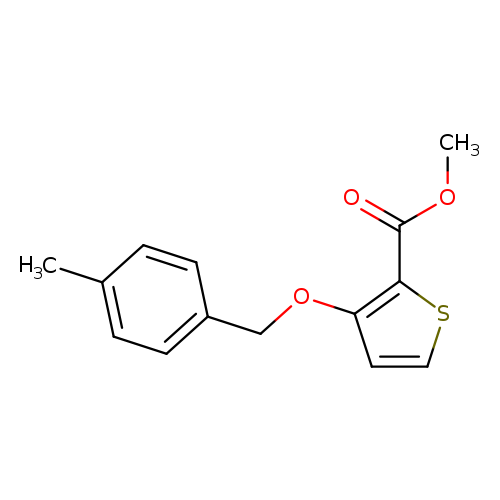 methyl 3-[(4-methylphenyl)methoxy]thiophene-2-carboxylate