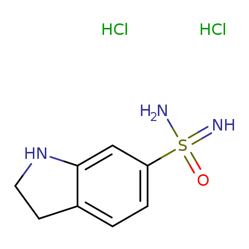 2,3-dihydro-1H-indole-6-sulfonoimidamide dihydrochloride