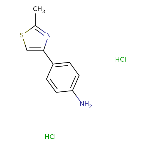 4-(2-methyl-1,3-thiazol-4-yl)aniline dihydrochloride