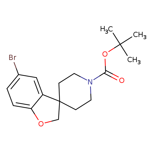 tert-Butyl 5-bromo-2H-spiro[benzofuran-3,4'-piperidine]-1'-carboxylate