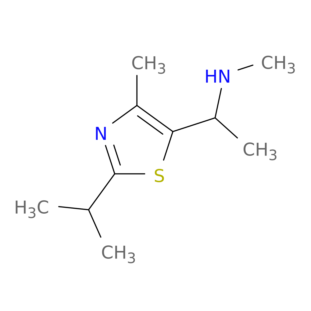 Methyl({1-[4-methyl-2-(propan-2-yl)-1,3-thiazol-5-yl]ethyl})amine