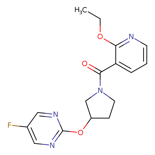 2-{[1-(2-ethoxypyridine-3-carbonyl)pyrrolidin-3-yl]oxy}-5-fluoropyrimidine