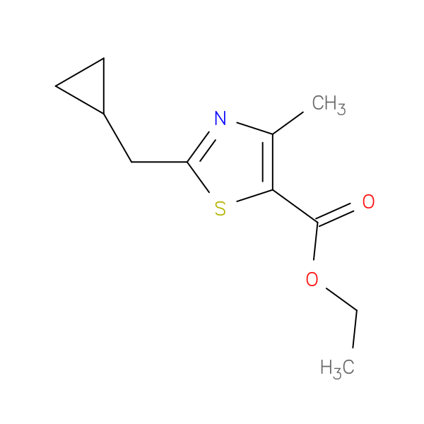ethyl 2-(cyclopropylmethyl)-4-methyl-1,3-thiazole-5-carboxylate