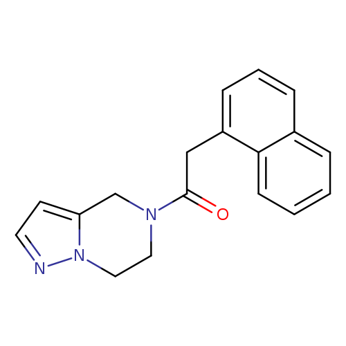 2-(naphthalen-1-yl)-1-{4H,5H,6H,7H-pyrazolo[1,5-a]pyrazin-5-yl}ethan-1-one