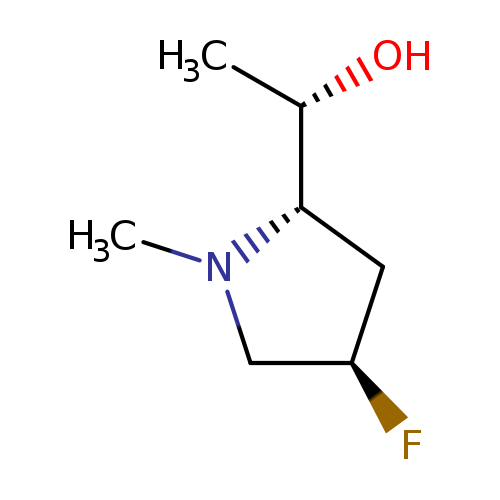 (1S)-1-[(2S,4R)-4-fluoro-1-methyl-pyrrolidin-2-yl]ethanol
