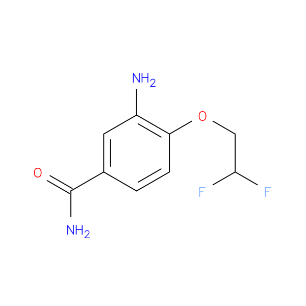 3-amino-4-(2,2-difluoroethoxy)benzamide