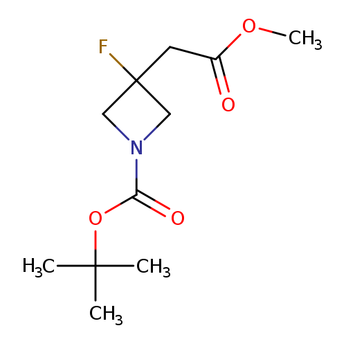tert-Butyl 3-fluoro-3-(2-methoxy-2-oxoethyl)azetidine-1-carboxylate