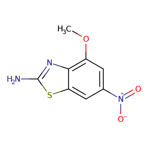 2-Benzothiazolamine, 4-methoxy-6-nitro-