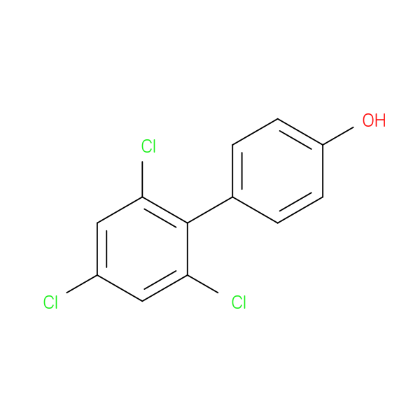 [1,1'-Biphenyl]-4-ol, 2',4',6'-trichloro-