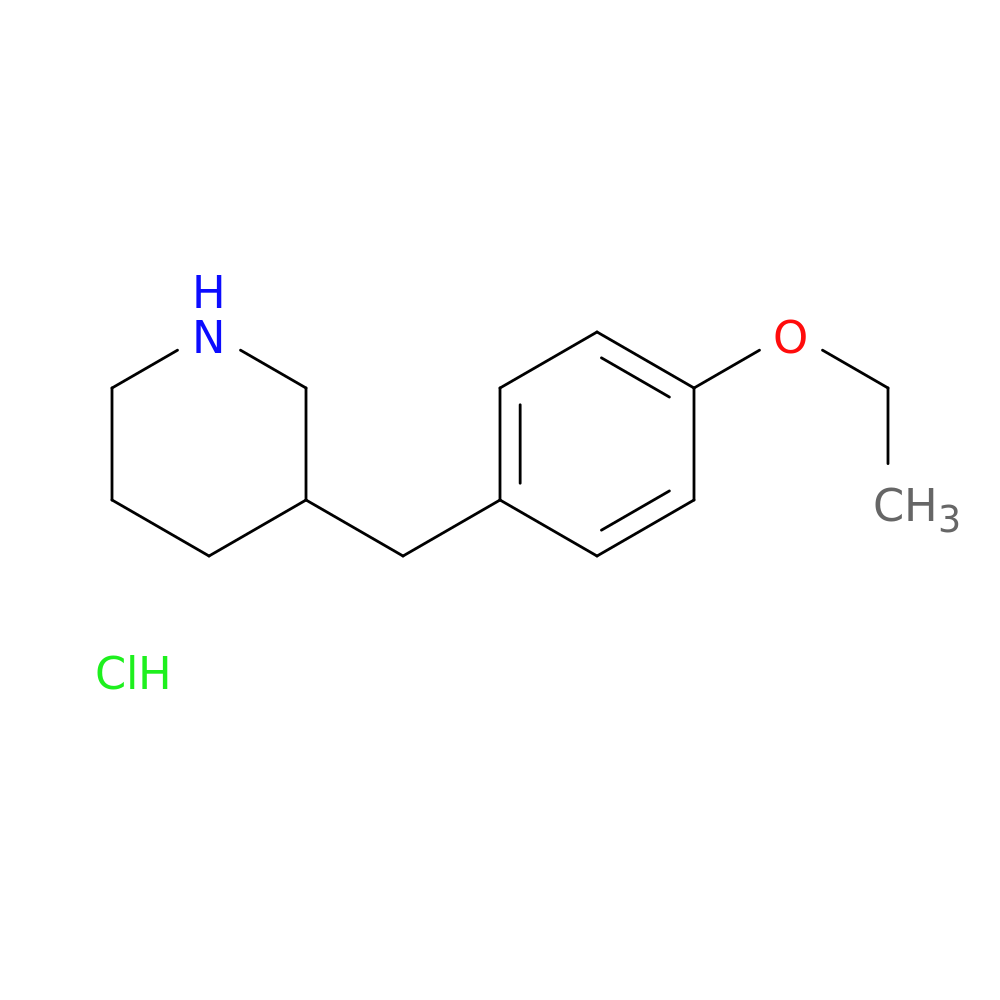 3-(4-Ethoxy-benzyl)-piperidine hydrochloride