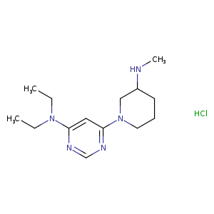 N,N-Diethyl-6-(3-(methylamino)piperidin-1-yl)pyrimidin-4-amine hydrochloride