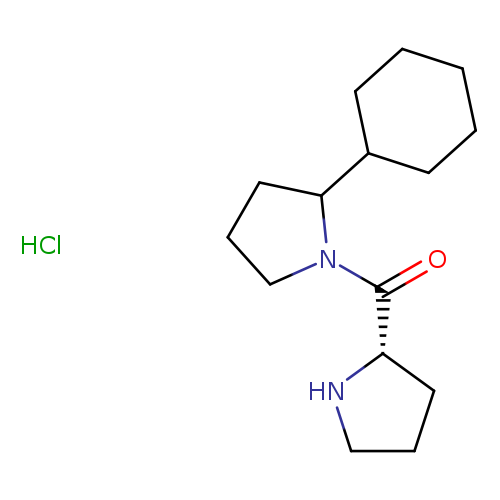 2-cyclohexyl-1-[(2S)-pyrrolidine-2-carbonyl]pyrrolidine hydrochloride