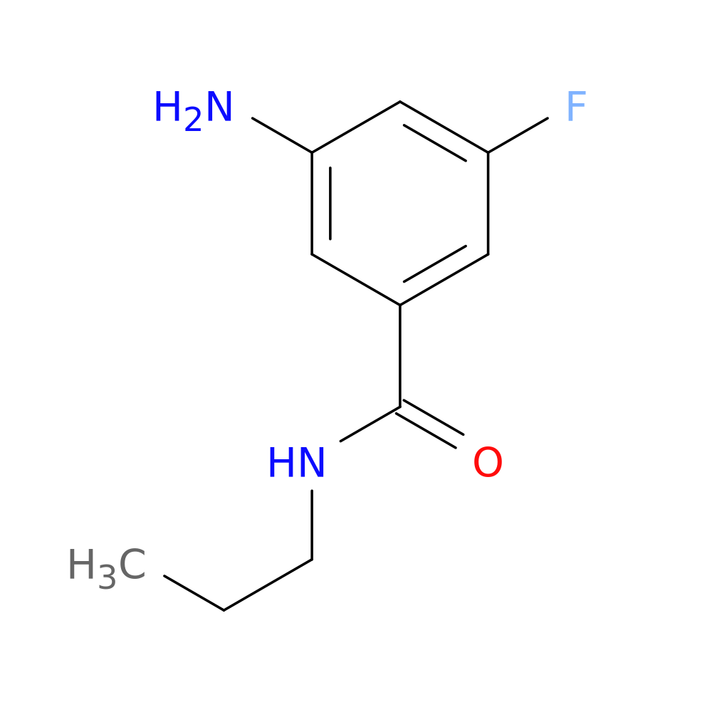 3-Amino-5-fluoro-n-propylbenzamide