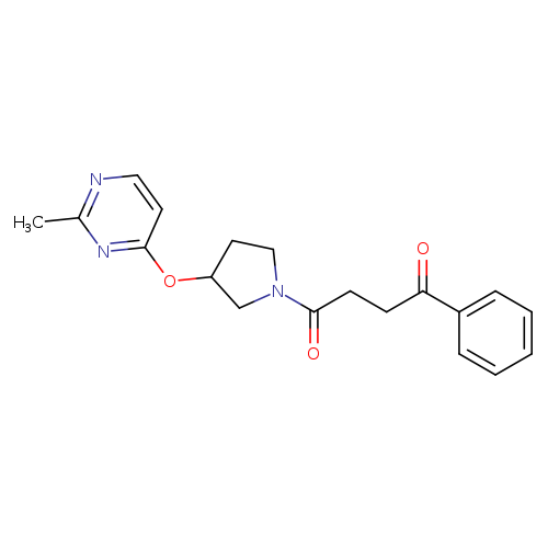 1-{3-[(2-methylpyrimidin-4-yl)oxy]pyrrolidin-1-yl}-4-phenylbutane-1,4-dione