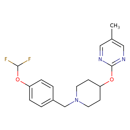 2-[(1-{[4-(difluoromethoxy)phenyl]methyl}piperidin-4-yl)oxy]-5-methylpyrimidine