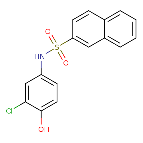 N-(3-chloro-4-hydroxyphenyl)naphthalene-2-sulfonamide