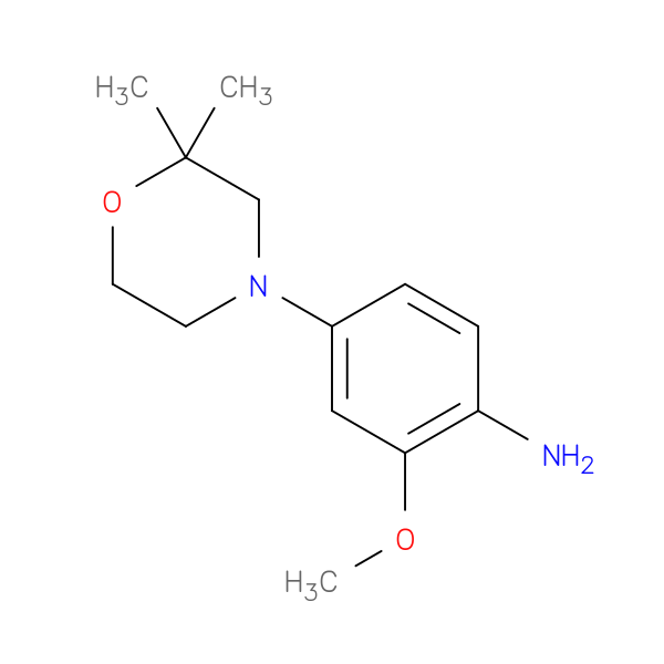 4-(2,2-Dimethylmorpholin-4-yl)-2-methoxyaniline