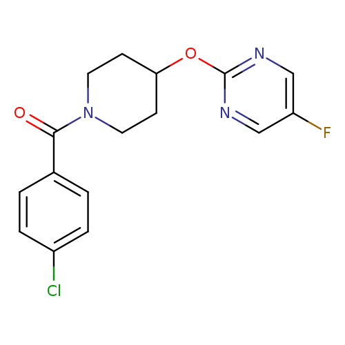 2-{[1-(4-chlorobenzoyl)piperidin-4-yl]oxy}-5-fluoropyrimidine