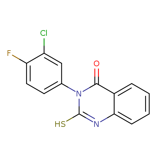3-(3-chloro-4-fluorophenyl)-2-sulfanyl-3,4-dihydroquinazolin-4-one