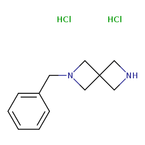 2,6-Diazaspiro[3.3]heptane, 2-(phenylmethyl)-, hydrochloride (1:2)