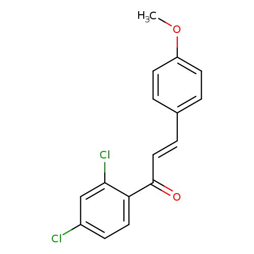 2-Propen-1-one, 1-(2,4-dichlorophenyl)-3-(4-methoxyphenyl)-, (2E)-