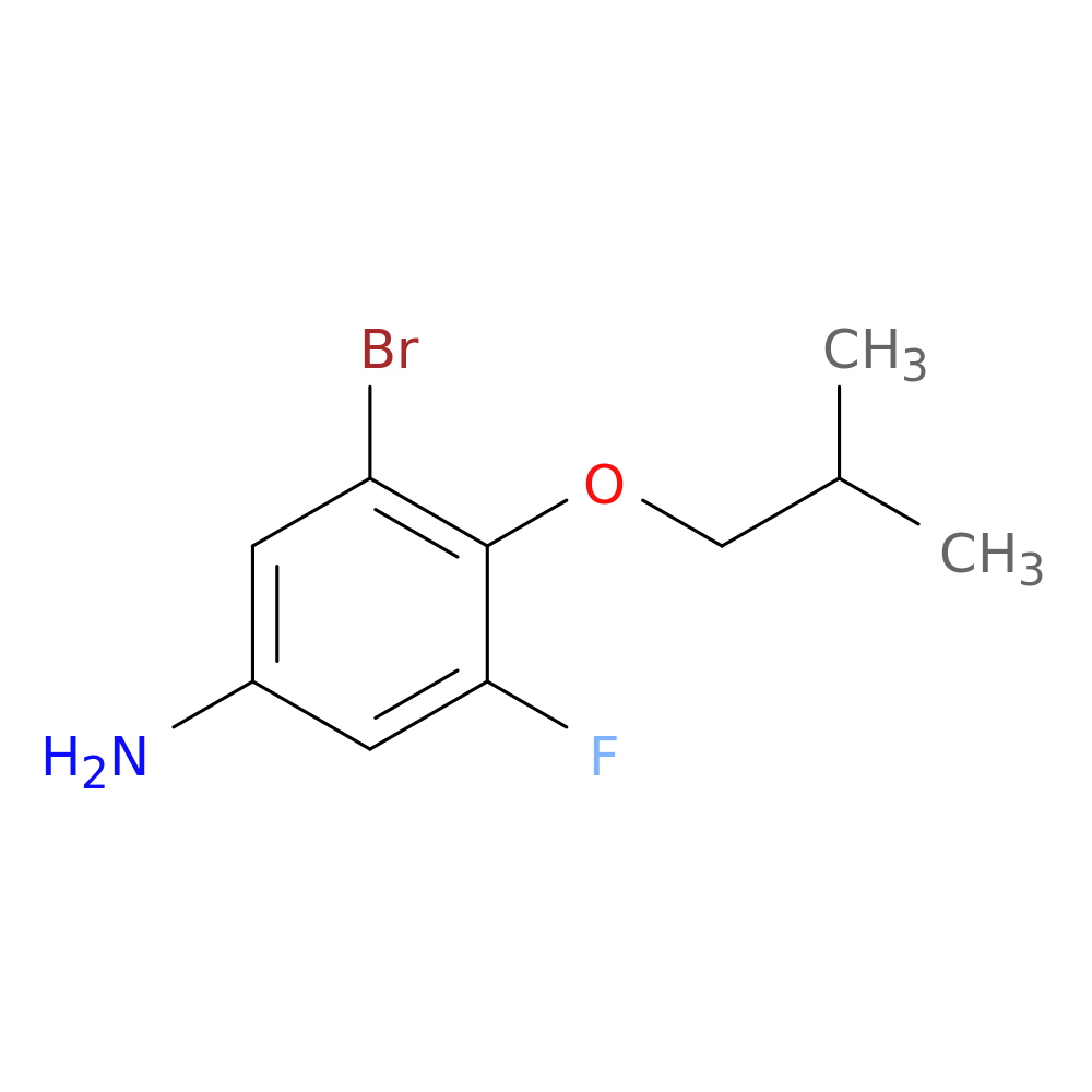 3-Bromo-5-fluoro-4-isobutoxy-phenylamine