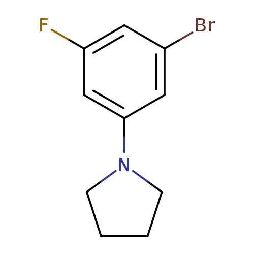 Pyrrolidine, 1-(3-bromo-5-fluorophenyl)-