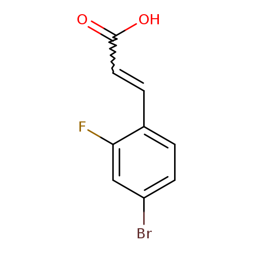 2-Propenoic acid, 3-(4-bromo-2-fluorophenyl)-
