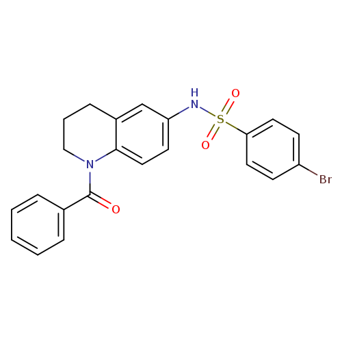 N-(1-benzoyl-1,2,3,4-tetrahydroquinolin-6-yl)-4-bromobenzene-1-sulfonamide