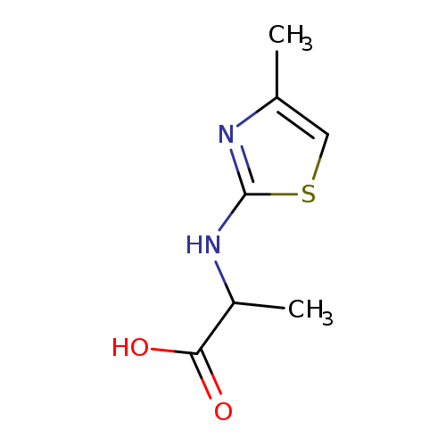 2-[(4-methyl-1,3-thiazol-2-yl)amino]propanoic acid