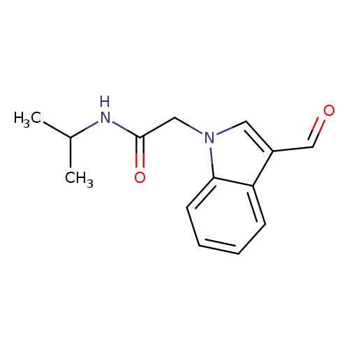 2-(3-Formyl-1h-indol-1-yl)-n-isopropylacetamide