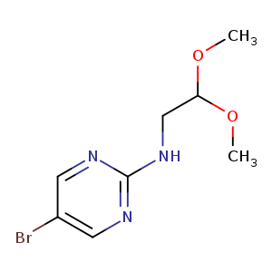 5-Bromo-N-(2,2-dimethoxyethyl)pyrimidin-2-amine