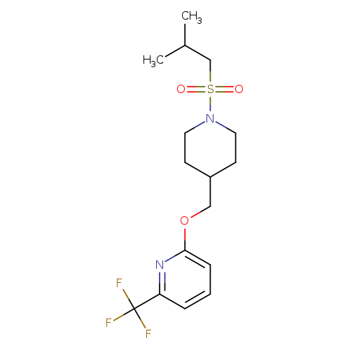 2-{[1-(2-methylpropanesulfonyl)piperidin-4-yl]methoxy}-6-(trifluoromethyl)pyridine