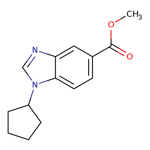 Methyl 1-cyclopentylbenzimidazole-5-carboxylate