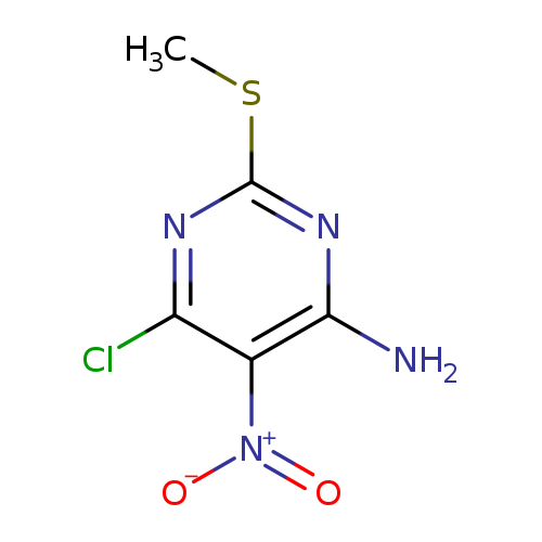 6-Chloro-2-(methylthio)-5-nitropyrimidin-4-amine