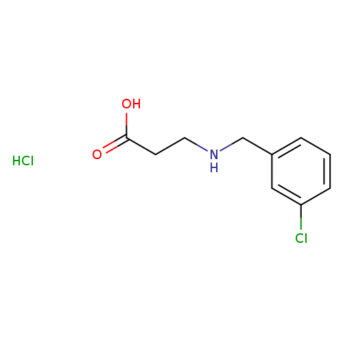 3-{[(3-chlorophenyl)methyl]amino}propanoic acid hydrochloride