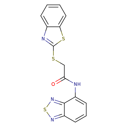 N-(2,1,3-benzothiadiazol-4-yl)-2-(1,3-benzothiazol-2-ylsulfanyl)acetamide