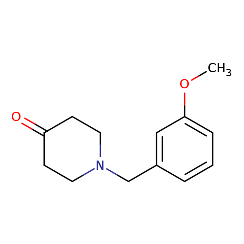1-[(3-methoxyphenyl)methyl]piperidin-4-one