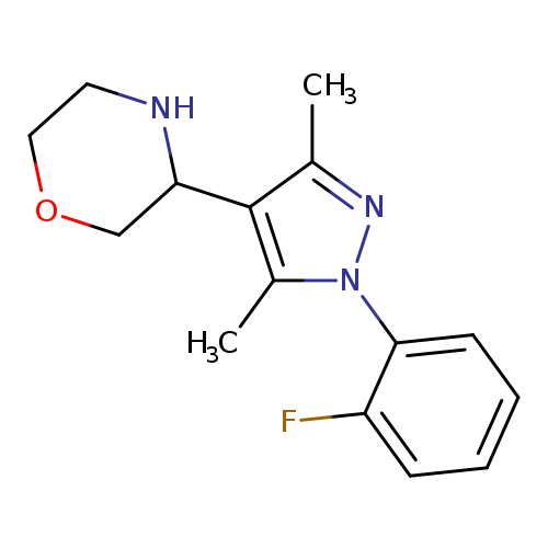 3-[1-(2-Fluorophenyl)-3,5-dimethyl-1h-pyrazol-4-yl]morpholine