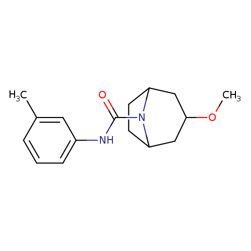 3-methoxy-N-(3-methylphenyl)-8-azabicyclo[3.2.1]octane-8-carboxamide