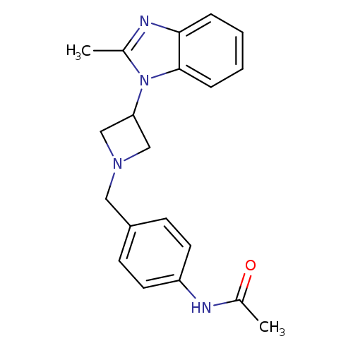 N-(4-{[3-(2-methyl-1H-1,3-benzodiazol-1-yl)azetidin-1-yl]methyl}phenyl)acetamide