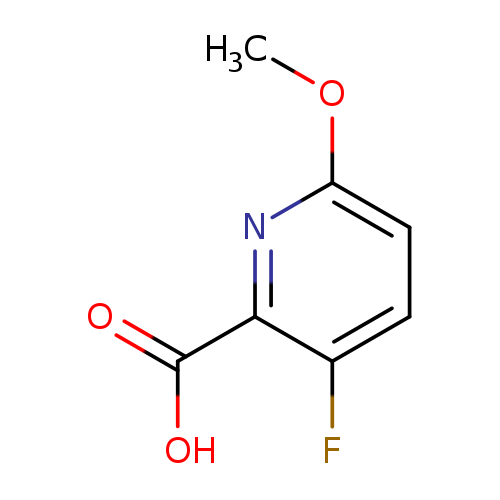 2-Pyridinecarboxylic acid, 3-fluoro-6-methoxy-
