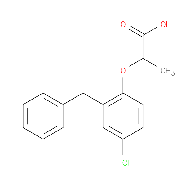 2-(2-Benzyl-4-chlorophenoxy)propanoic acid