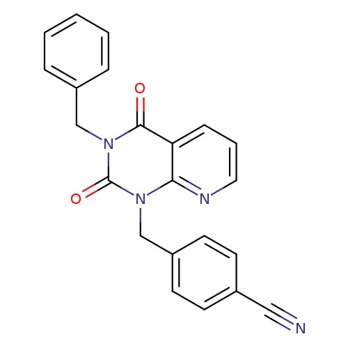 4-({3-benzyl-2,4-dioxo-1H,2H,3H,4H-pyrido[2,3-d]pyrimidin-1-yl}methyl)benzonitrile