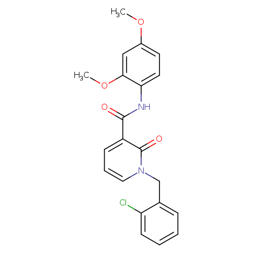1-[(2-chlorophenyl)methyl]-N-(2,4-dimethoxyphenyl)-2-oxo-1,2-dihydropyridine-3-carboxamide