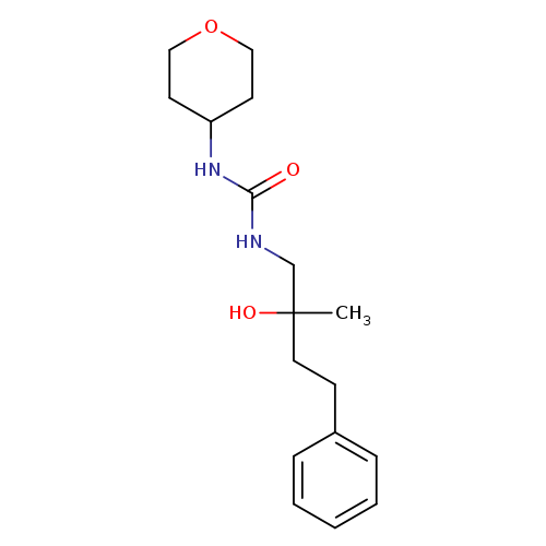 1-(2-hydroxy-2-methyl-4-phenylbutyl)-3-(oxan-4-yl)urea
